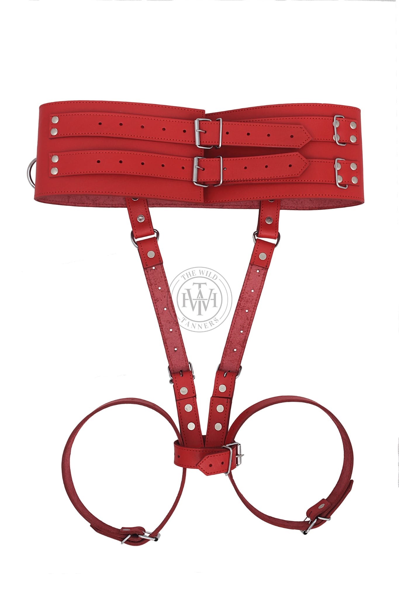 leather forceful orgasm belt, leather orgasm belt, leather belt