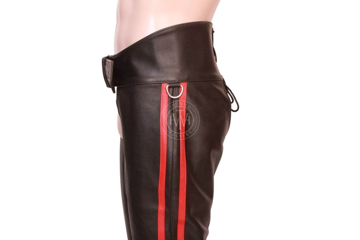 Steampunk Leather Assless Chaps For Men, view 6