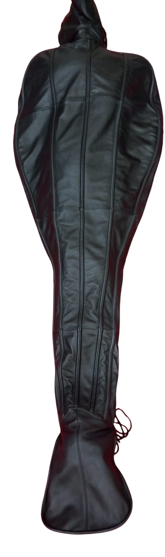 leather bodybag, leather sleepsack, leather sleep sack, leather bondage body bag, leather bondage sleep sack, self bondage sleep sack,
