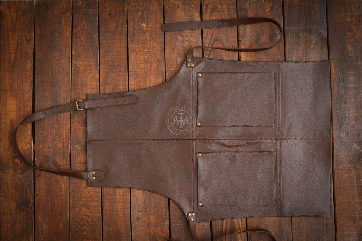 leather apron, brown leather apron, chef apron, bartender apron, butcher apron, bbq apron, barber apron, woodworking apron, carpenter apron, blacksmith apron, apron with pocket