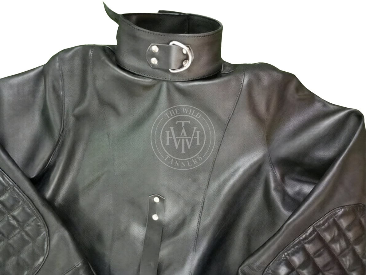 Leather Straitjacket with Multiple Restraint Belts, view 6