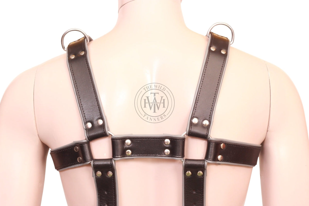 Genuine Gay Leather Full Body Harness, view 6