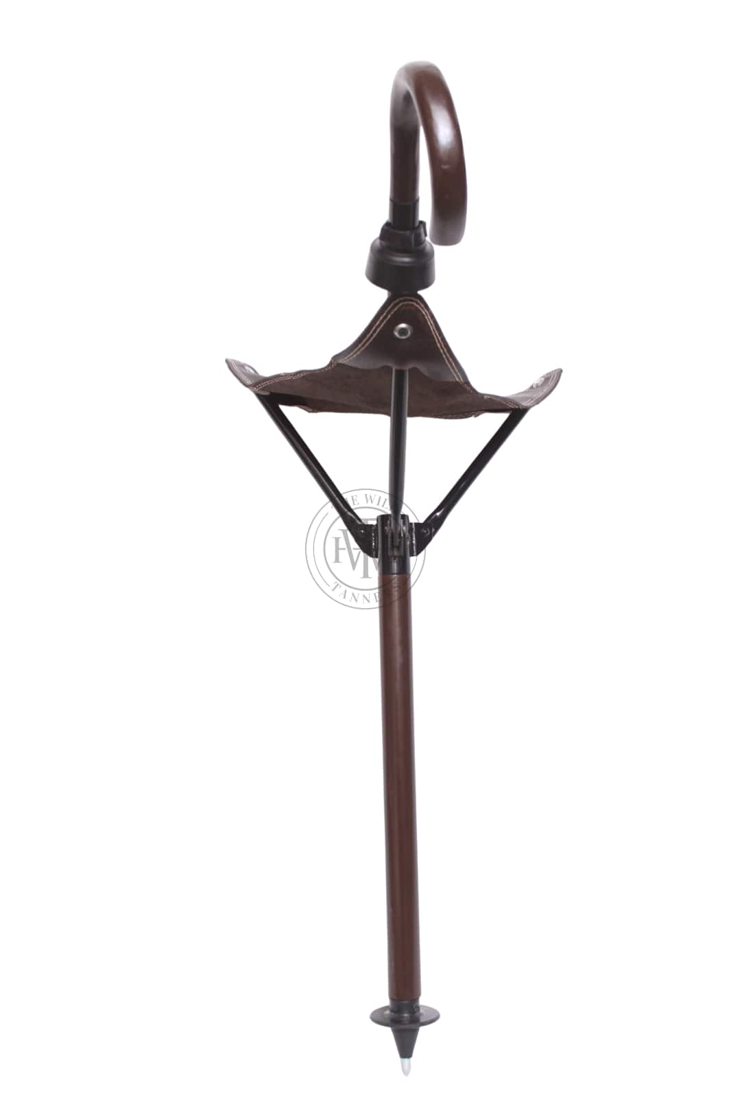leather camping stool, foldable shooting stick, Camping Stool