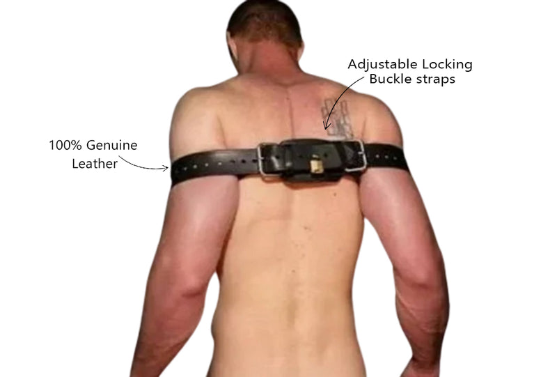 Leather Handcuffs, Leather Bondage Handcuffs, BDSM Handcuffs, Bondage Cuffs, Leather Bicep Restraints