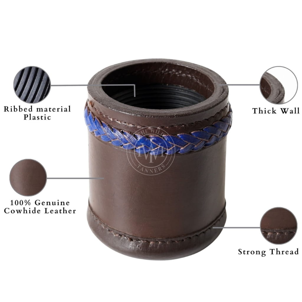 Premium Leather Liar's Dice Cups, view 6