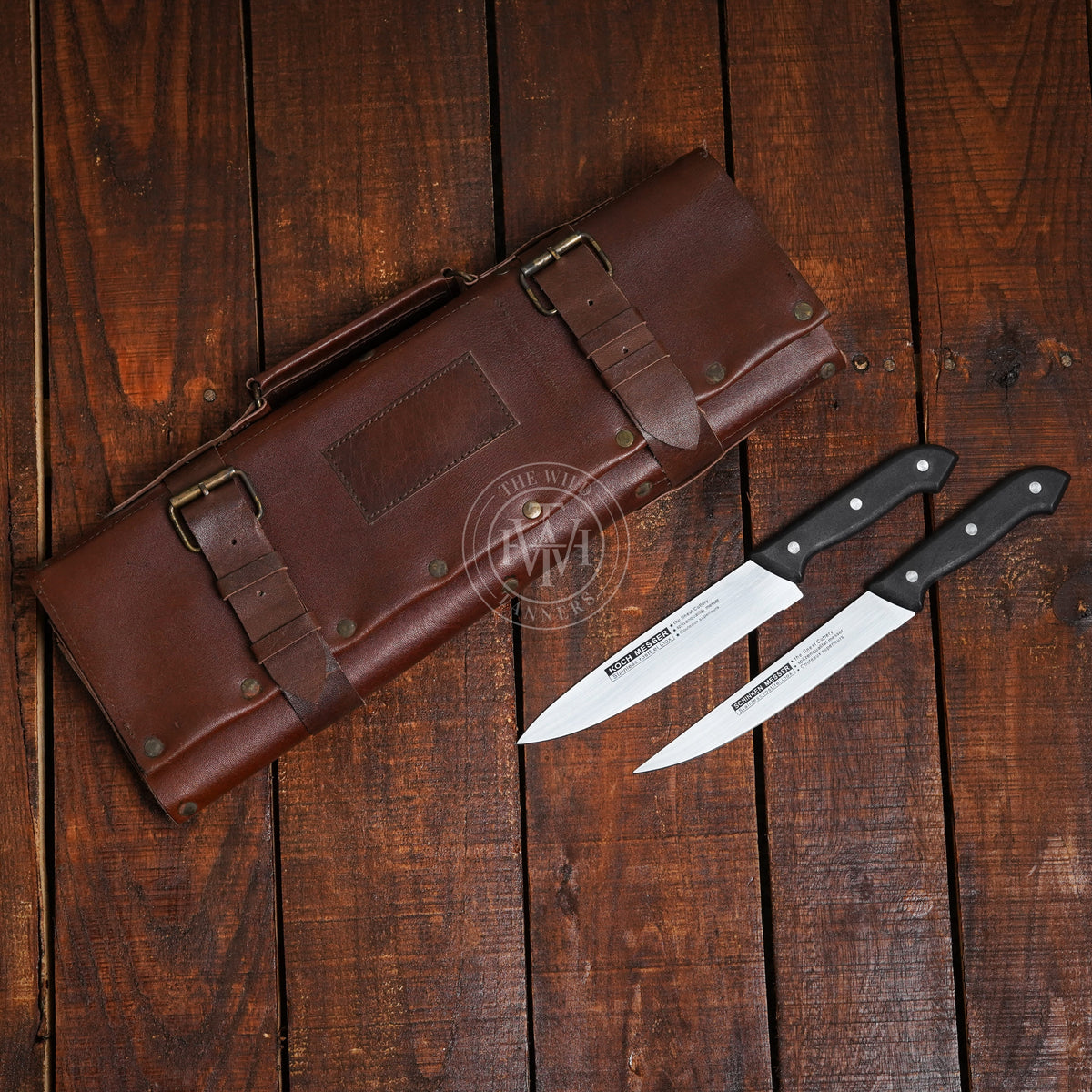 Premium Leather Knife Roll Bag, view 7