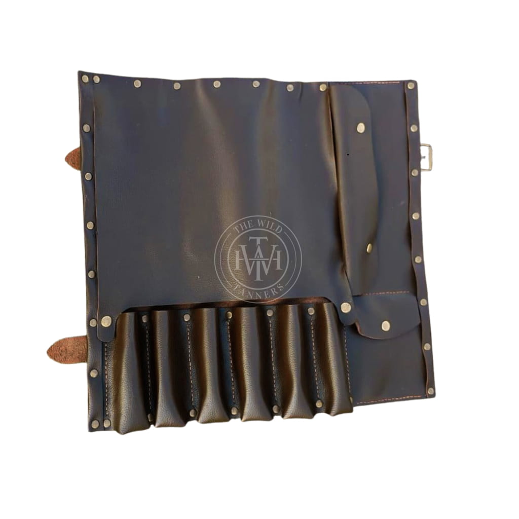 Genuine Knife Leather Roll Bag, view 6