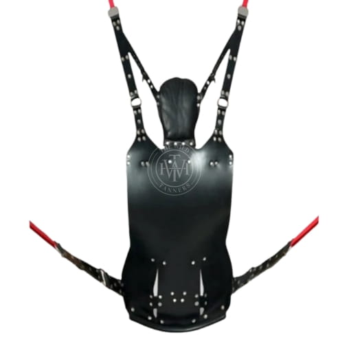 Genuine Leather Bondage Sex Swing, view 6