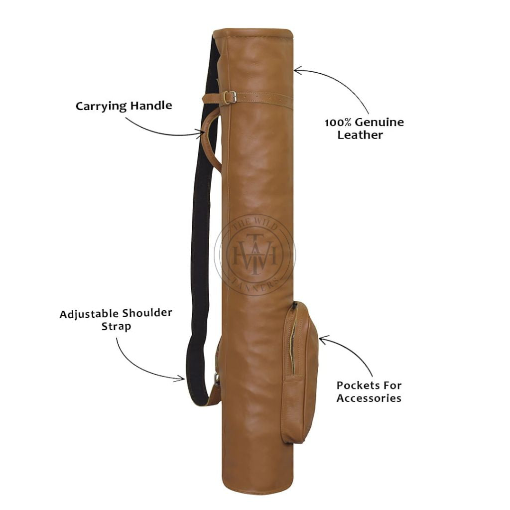 Genuine Luxury Leather Golf Bag, view 6