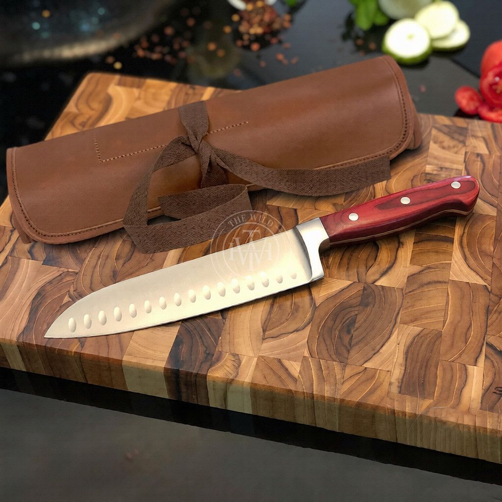 Brown Classic Knife Roll, view 6