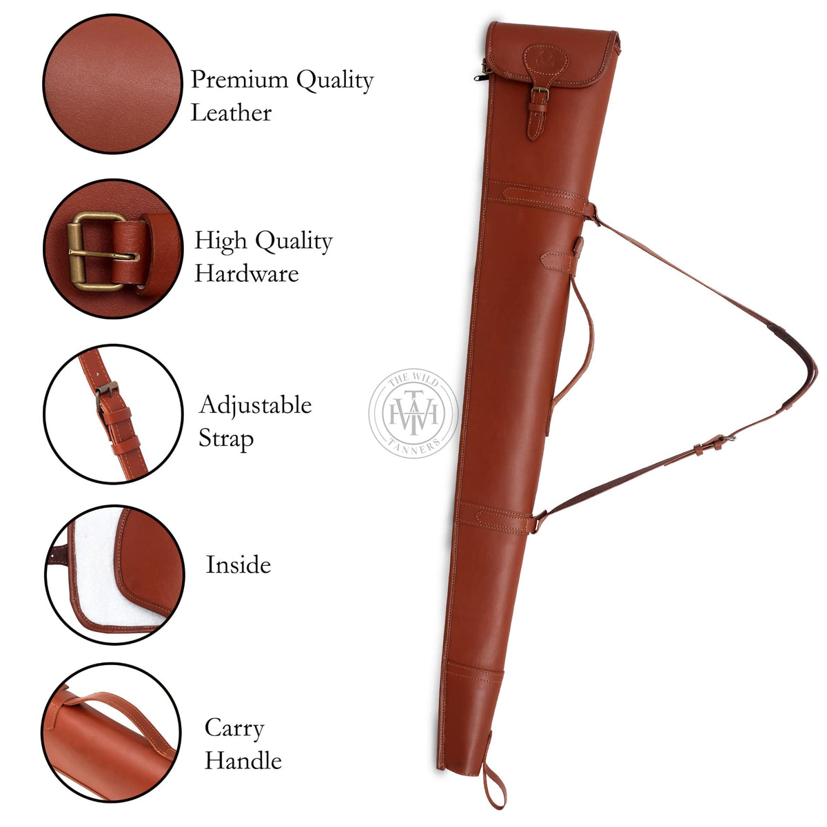 Classic Leather Shotgun Case, view 8