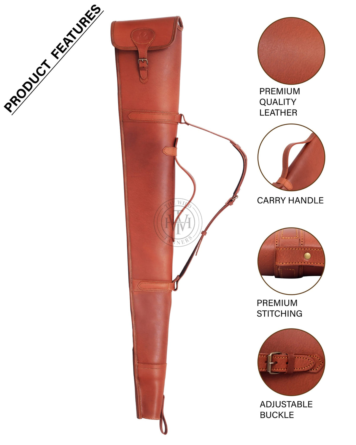 Genuine Leather Shotgun Case, view 7