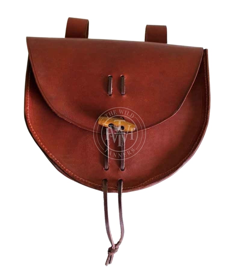 brown bushcraft leather belt kit, handmade brown leather tool belt, leather bushcraft belt with pouches, genuine cowhide leather outdoor belt kit, rustic brown leather survival belt