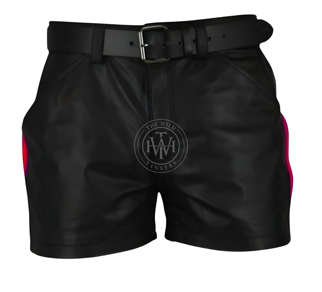 Men's Leather Shorts, view 7