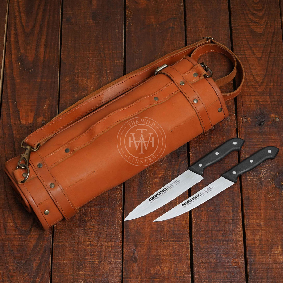 Genuine Knife Roll Bag Leather, view 8