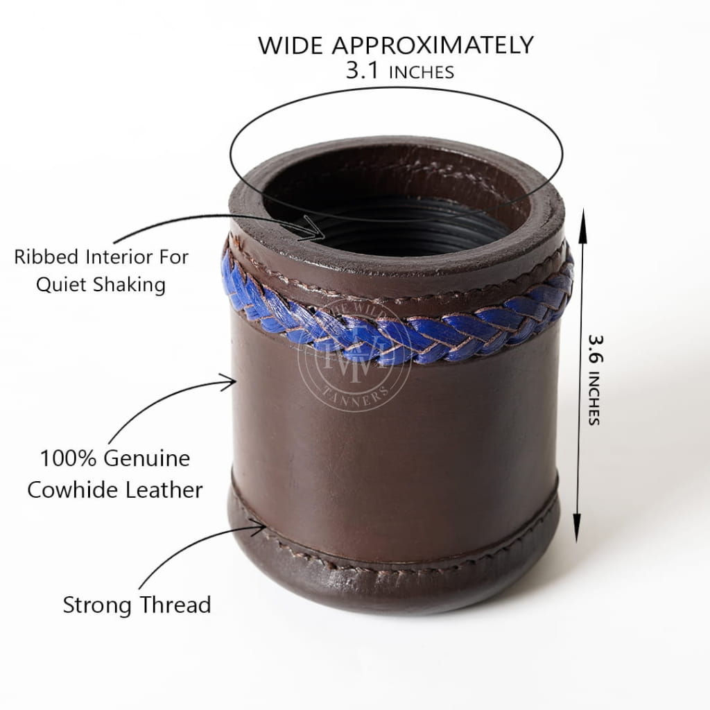 Premium Leather Liar's Dice Cups, view 7