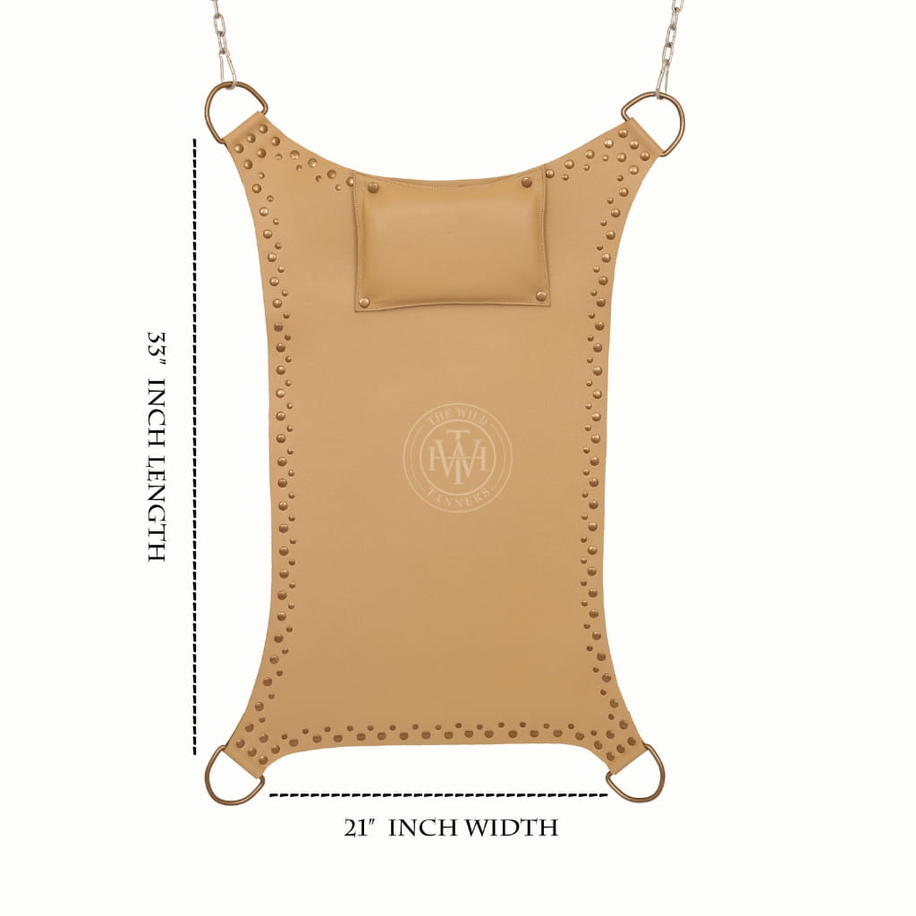 Leather Bondage Sling with 2 Stirrups, view 8