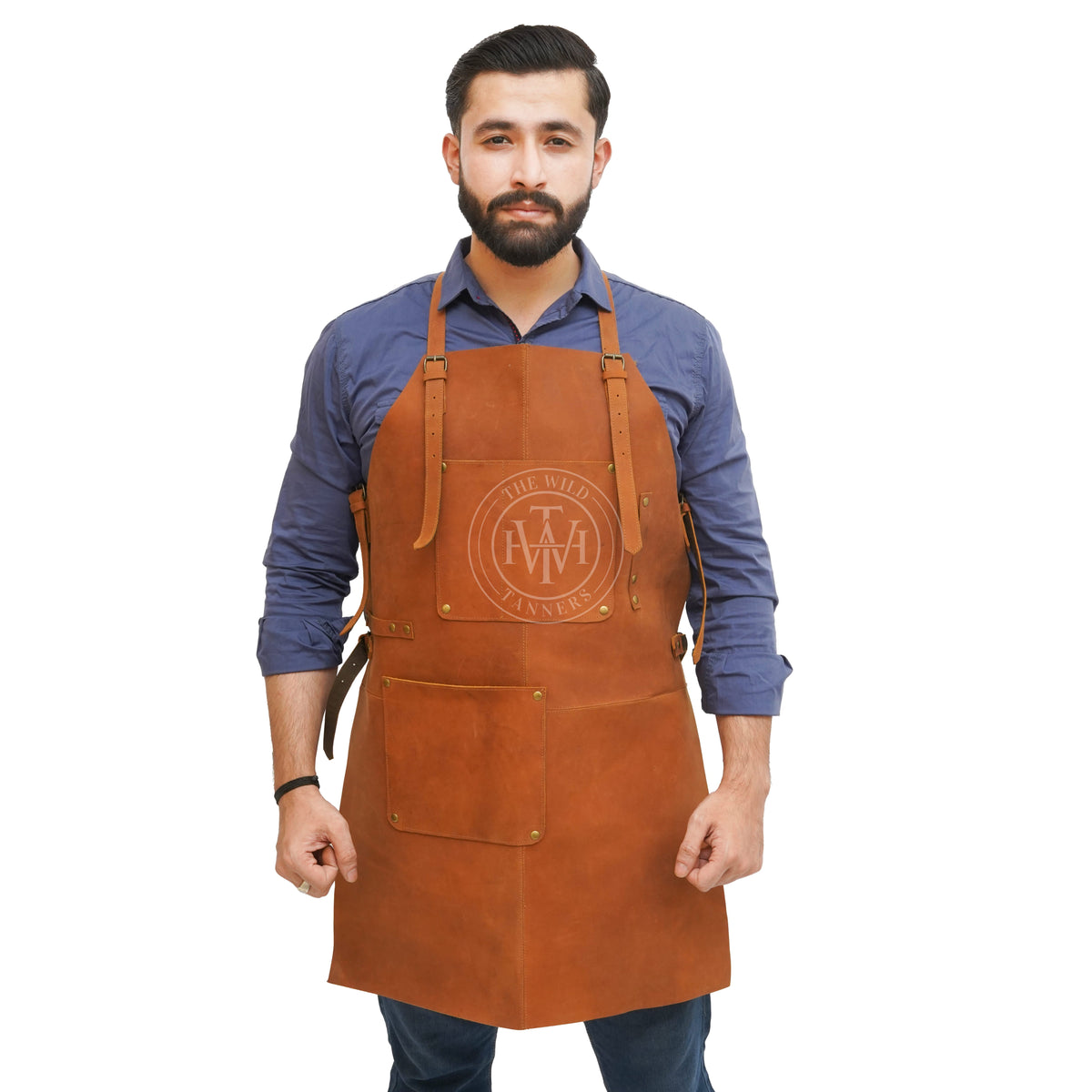Leather Apron Men with Pockets, view 8