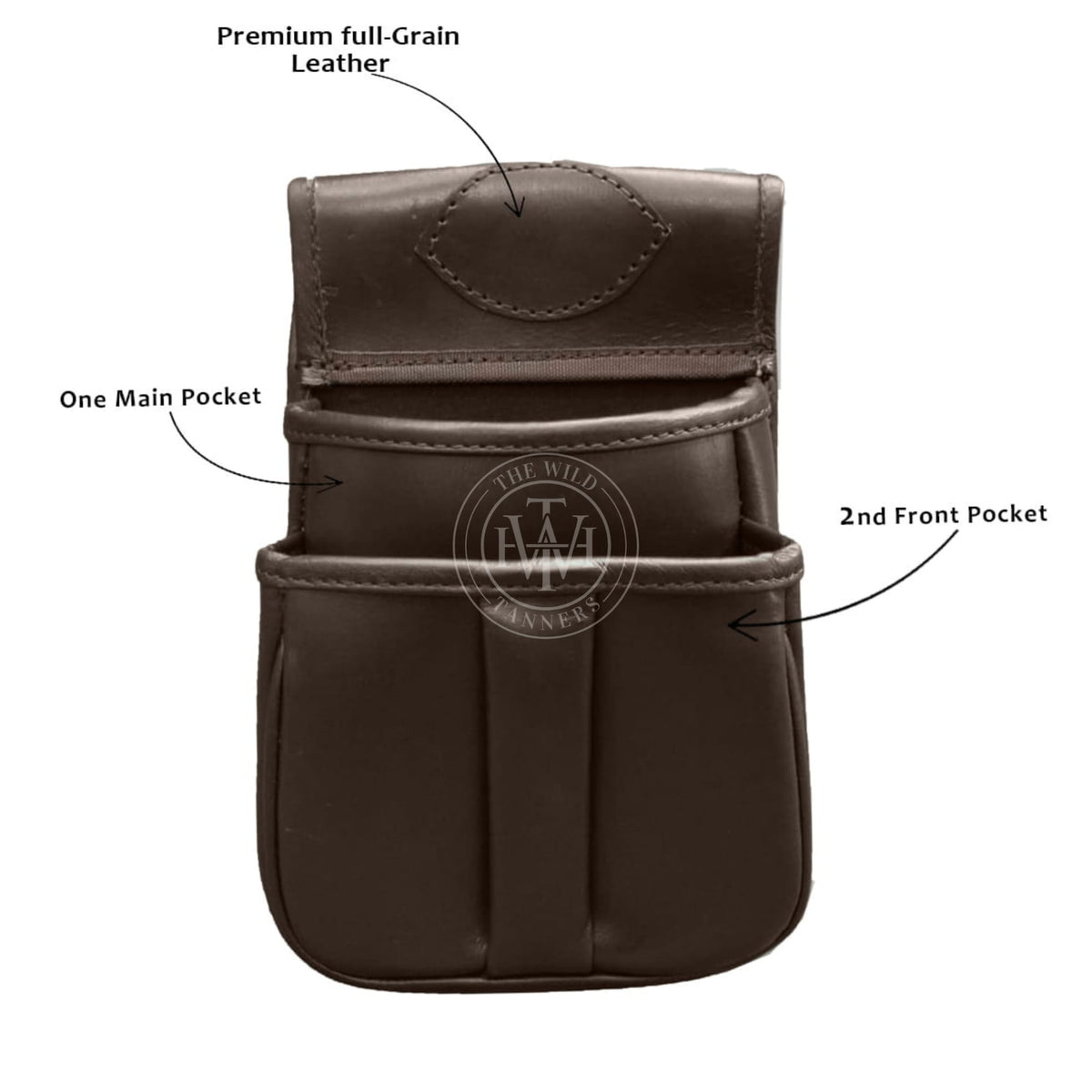 Premium Leather Shotgun Ammo Pouch, view 8