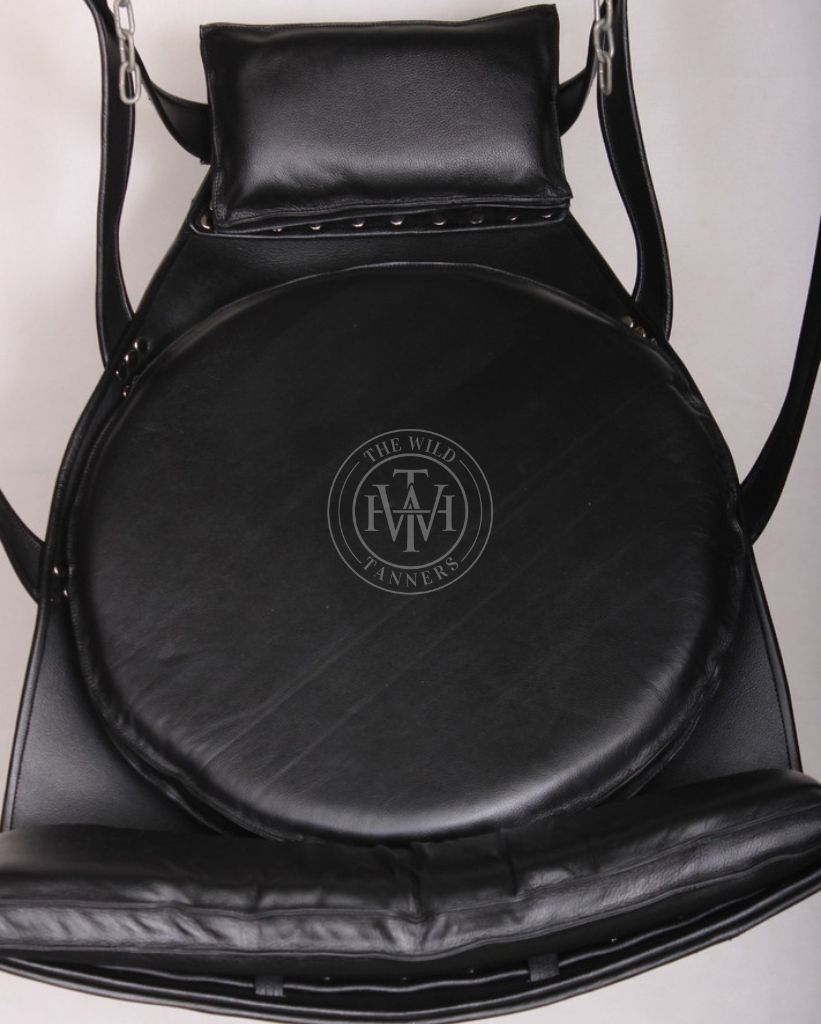 VIP leather bondage swing, view 7