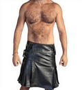 leather kilt, leather kilt for men, mens leather kilt, Gay Kilt, leather gladiator kilt