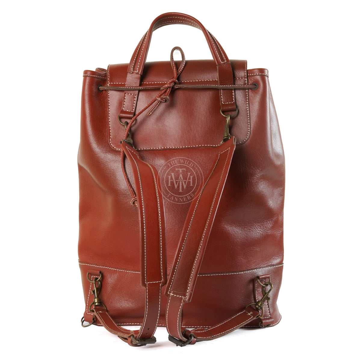 Genuine Mens Leather Backpack, view 7