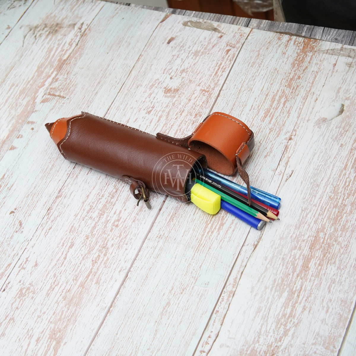 Leather Pencil Case, view 9