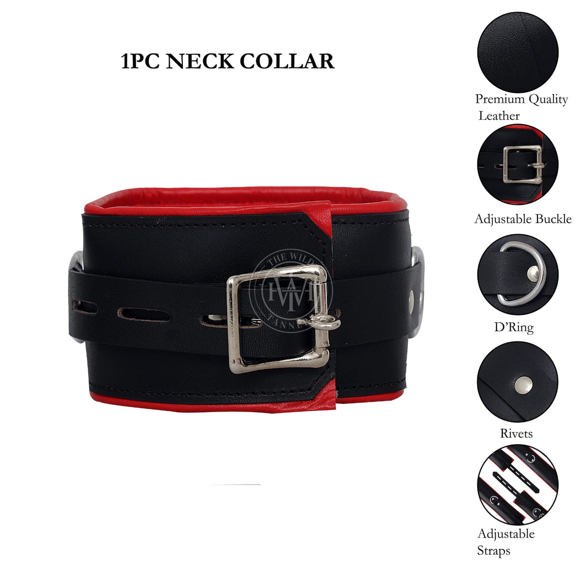 Premium Leather Bondage Handcuffs Set, view 8