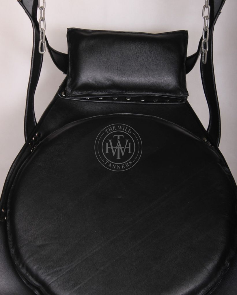 VIP leather bondage swing, view 8