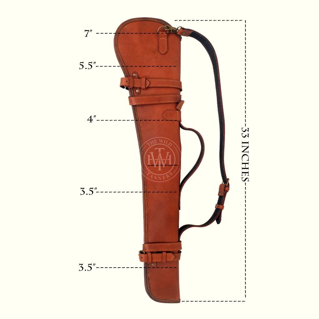 Genuine Leather Rifle Scabbard, view 8