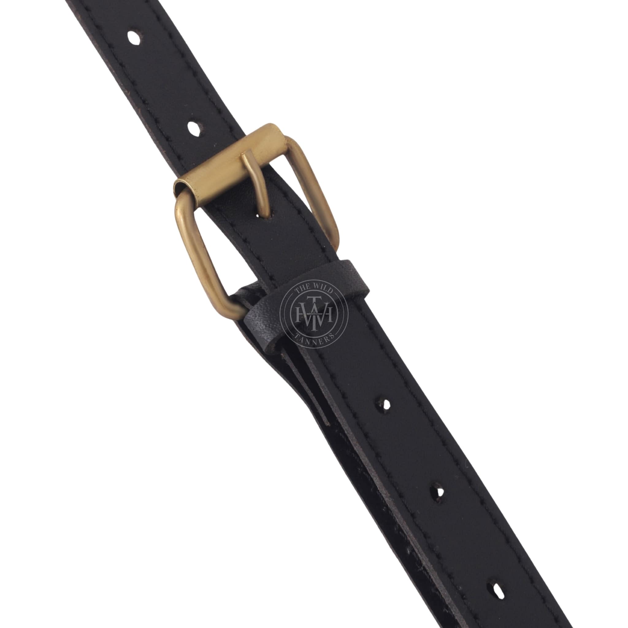 Black Leather Rifle Case, Leather Rifle Case with Flap Closure, Rifle Case with Buckle, Rifle Case with Buckle