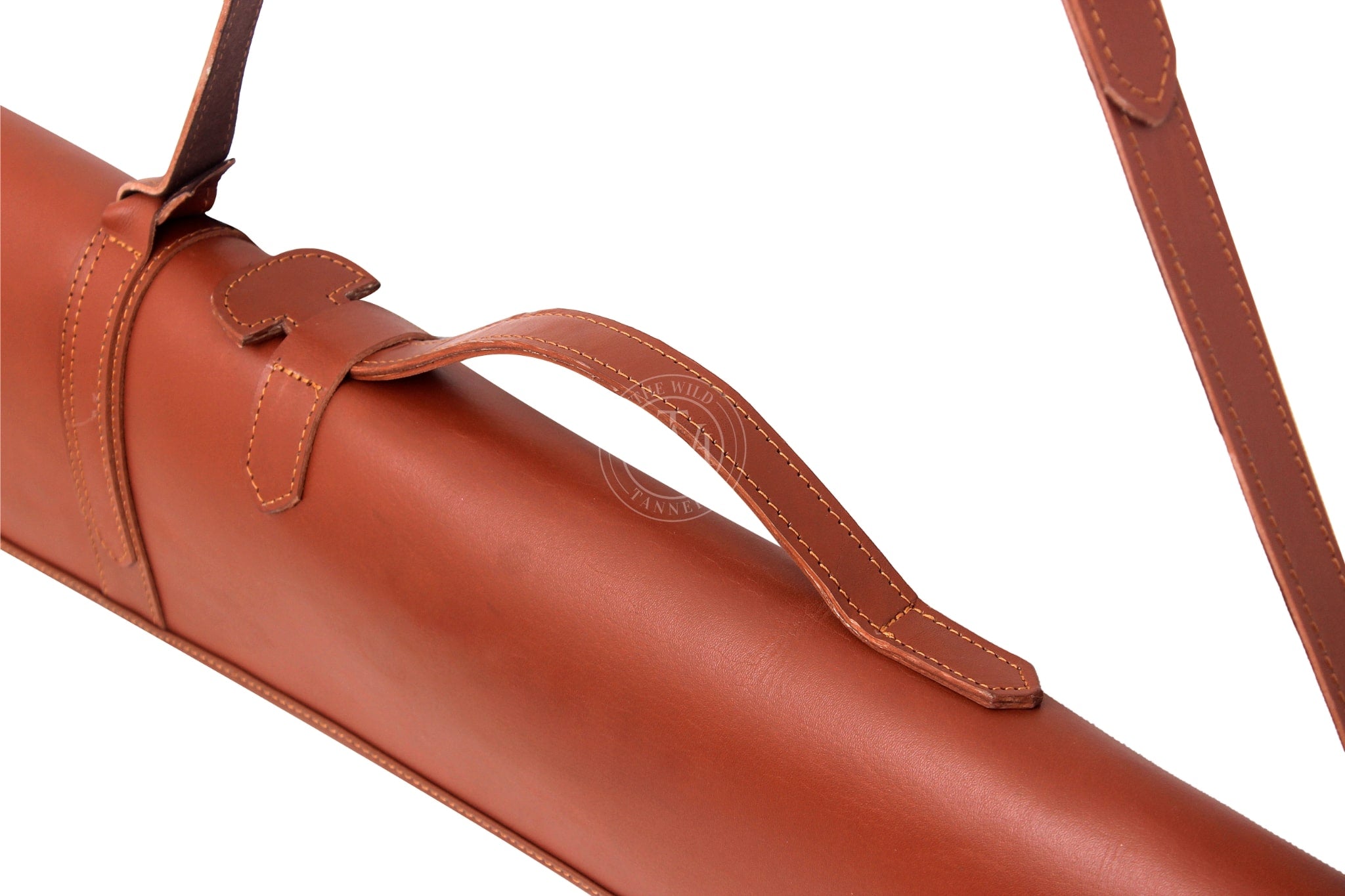 Black Leather Gun Slip Case, Black Leather Shotgun Case, Gun Slip Case