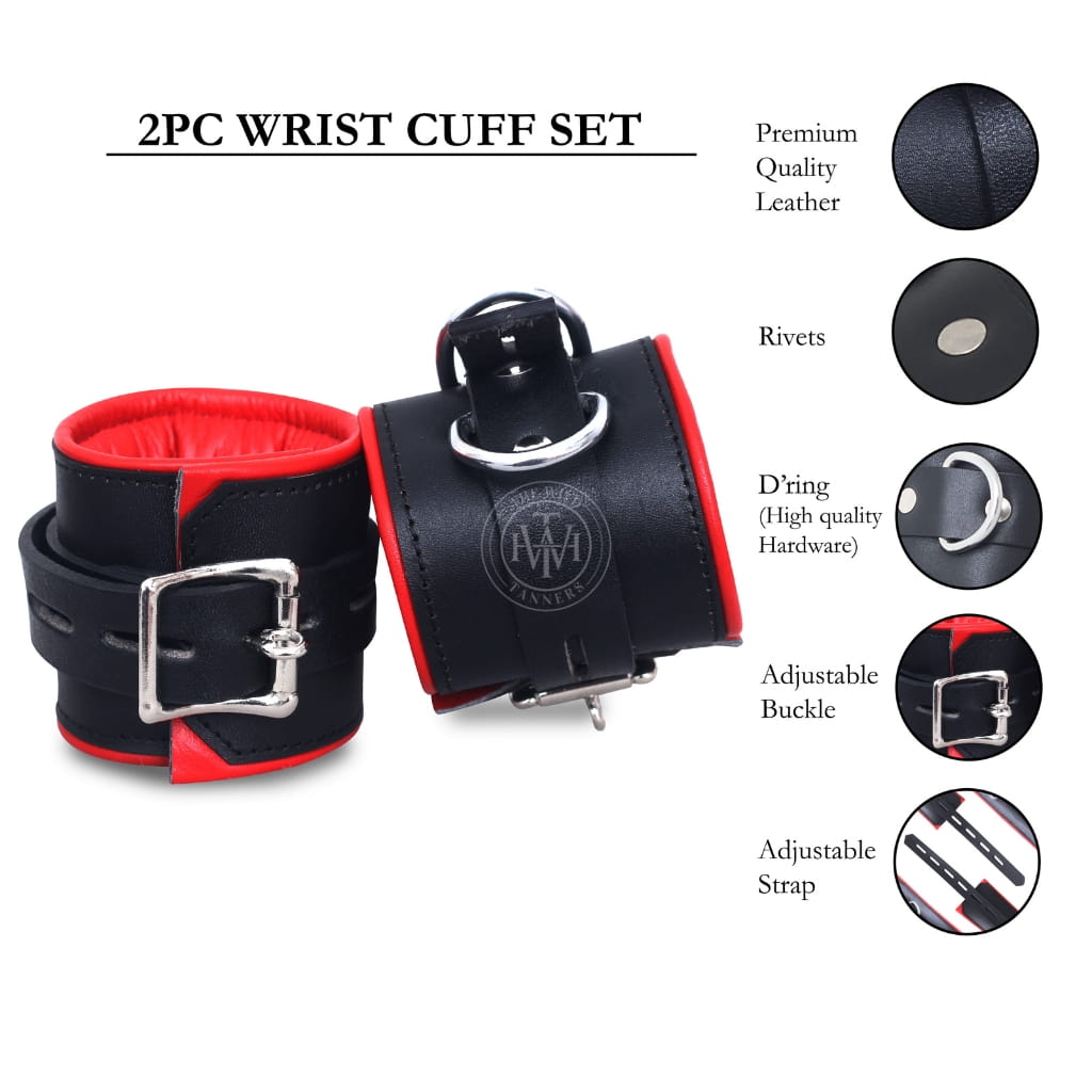 7 Gay Padded Leather Handcuffs