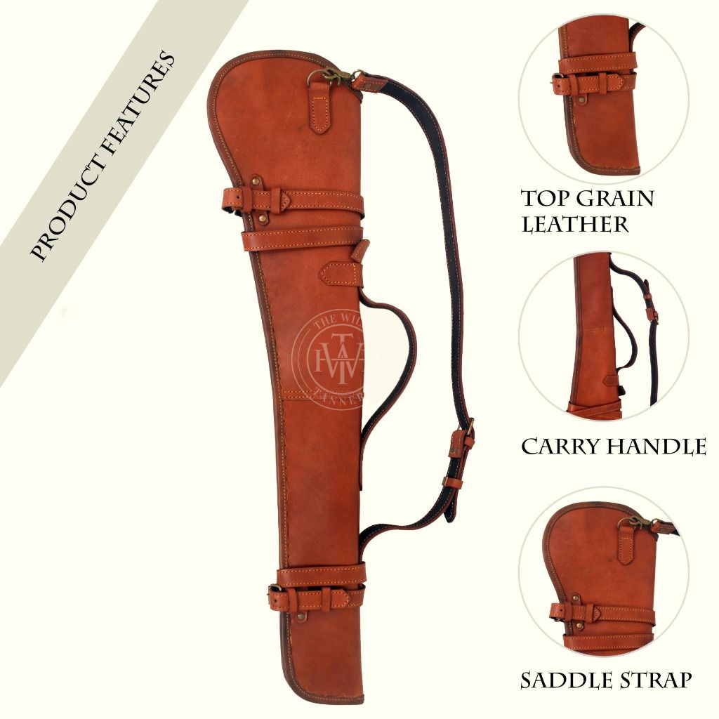 Genuine Leather Rifle Scabbard, view 9