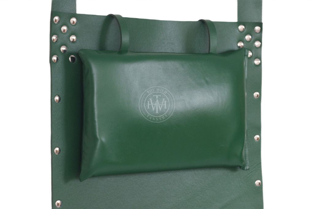Dark Green Leather Sex Swing Bondage, view 9