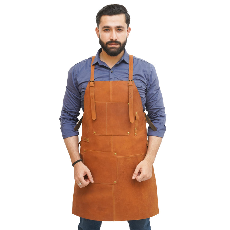 Leather Apron, Leather Chef Apron, Leather BBQ Apron, Leather Butcher Apron, Leather Barber Apron, Leather Welding Apron, Leather Blacksmith Apron, Leather Woodworking Apron, Leather Carpenter Apron 