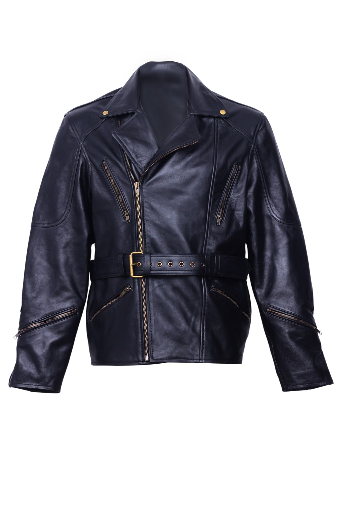 Stylish Leather Motorcycle Jacket For Men