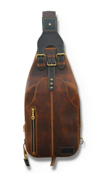 Genuine Leather Men's Sling Bags