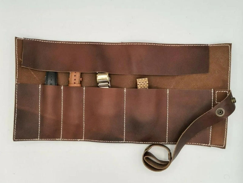 canvas watch roll, Canvas Watch Rolls, Watch Rolls, Leather Watch Rolls