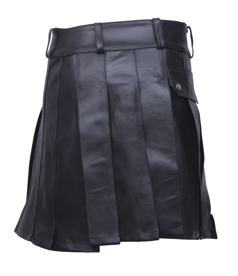 leather kilt, leather kilt for men, mens leather kilt, Gay Kilt, leather gladiator kilt