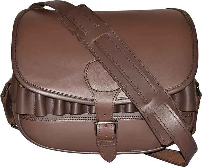 Leather Shotgun Cartridge Bag