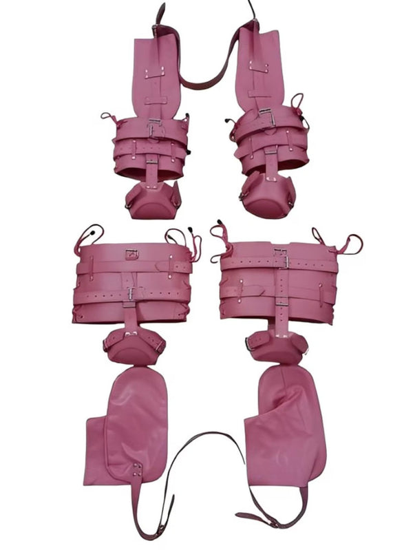 Pink Pet Crawler Bondage Set