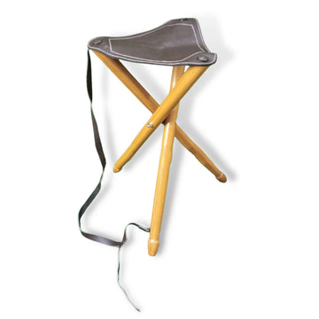 Polo Camping Leather Tripod Stool