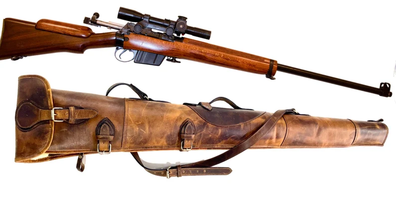 Handmade Leather Shotgun Scabbard