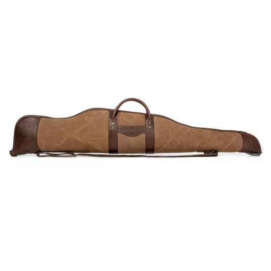 leather waxed canvas rifle case,
waxed canvas and leather gun case, handmade leather canvas rifle slip, hunting rifle case waxed canvas leather