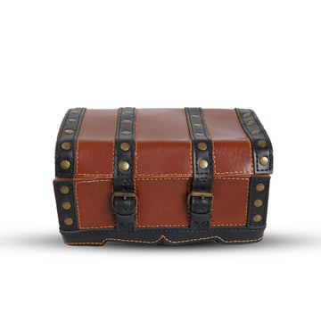 Genuine Leather Treasure Box