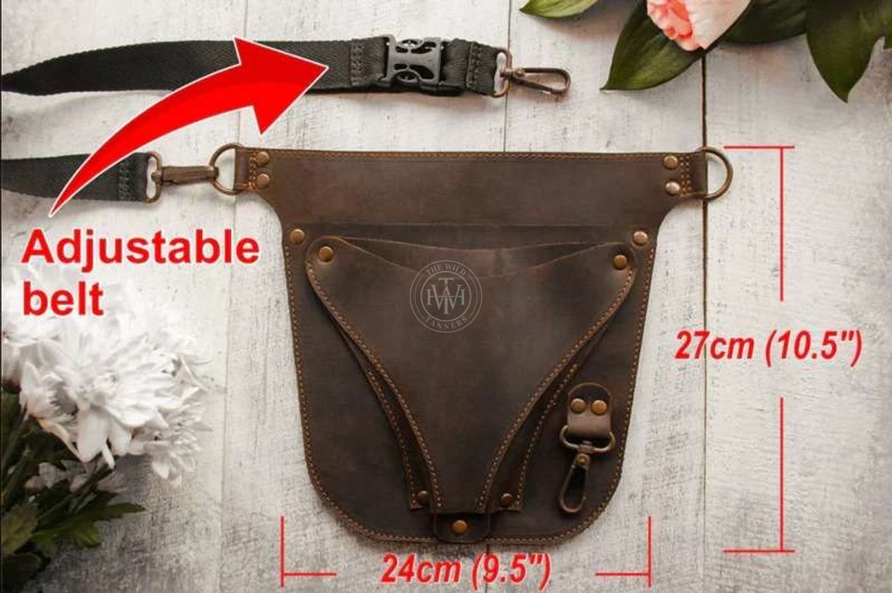 Leather Florist Belt , Leather Florist Belt, leather Tool Belt, leather garden tool belt, leather floral belt bag