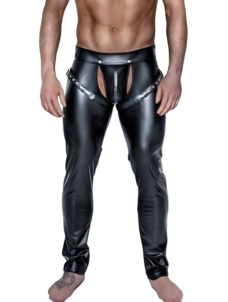 leather chaps, leather BDSM chaps, Leather Bondage chaps, Gay Leather chaps, Leather chaps mens
