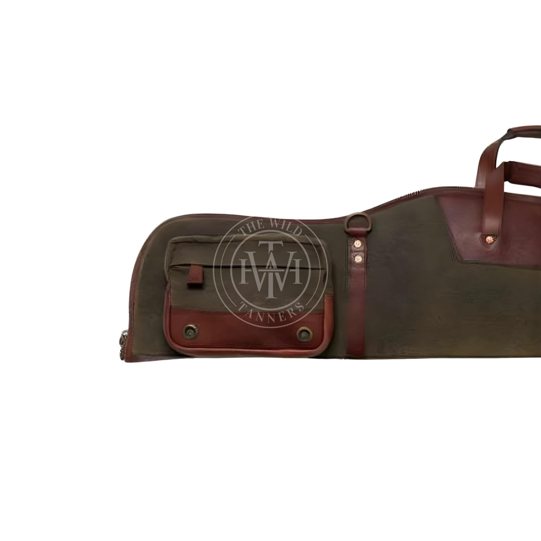 Canvas Rifle Case, canvas leather rifle case, handmade canvas rifle case, leather canvas rifle case