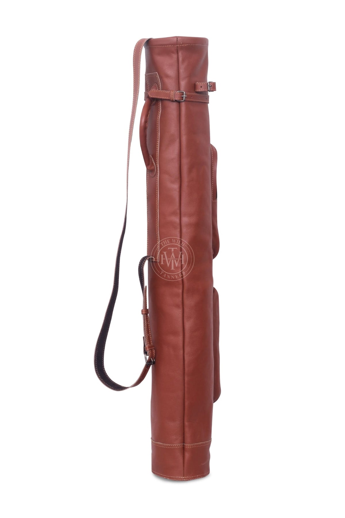 Vintage Leather Sunday Golf Bag, view 2